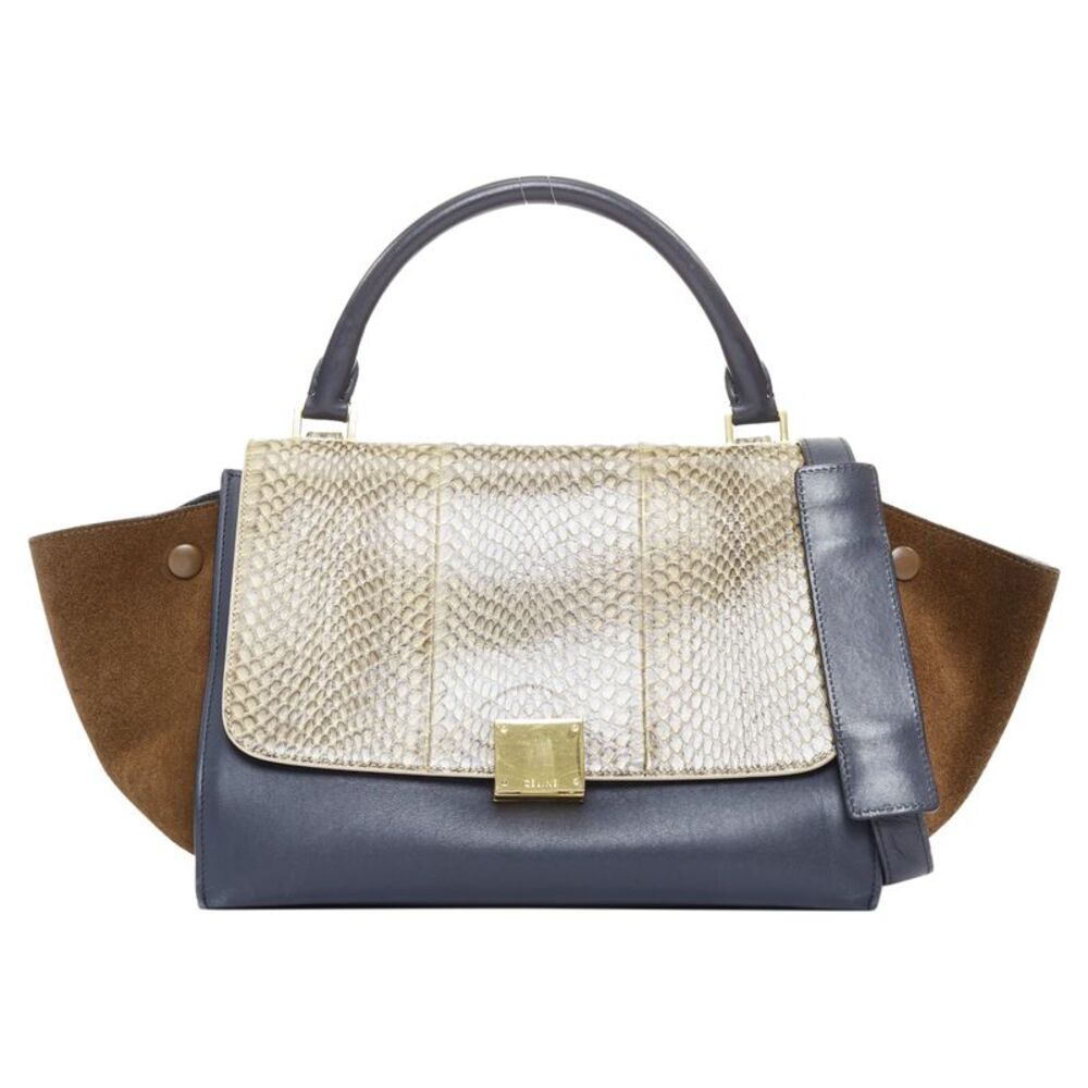 Celine Trapeze Leather Flap Bag